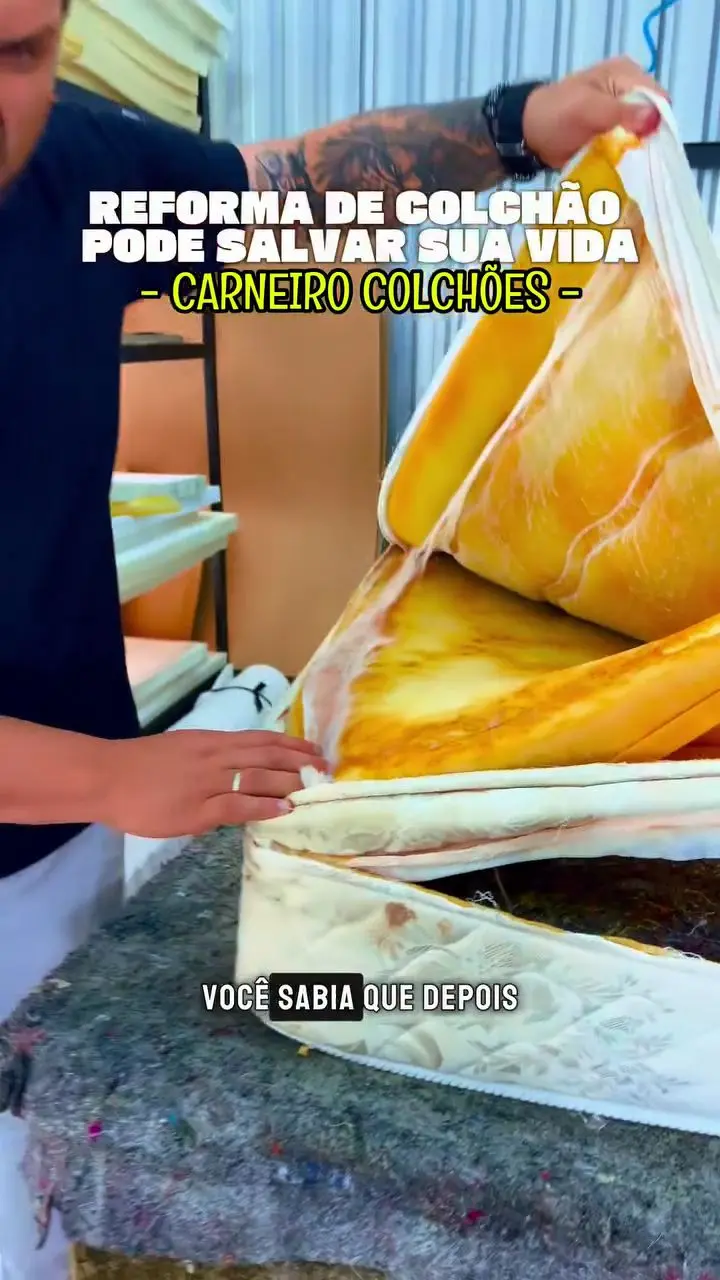 Reforma de Colchao em Curitiba - Carneiro - Vídeo 8